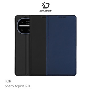 DUX DUCIS Sharp 夏普 Aquos R11 SKIN Pro 皮套 側翻皮套 插卡 可立 保護套 手機套