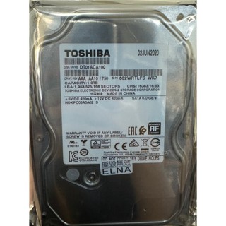 【台灣現貨含稅】Toshiba/東芝 DT01ACA100 1TB硬碟 垂直桌上型電腦監控