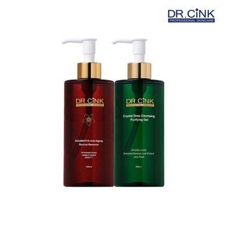【DR.CiNK 達特聖克】花蜜酵母賦活緊緻卸妝精萃 300ml 或 微晶深層煥膚潔面露 300ml
