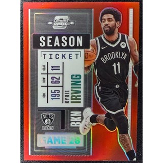 NBA 球員卡 Kyrie Irving 2020-21 Contenders Optic Red Prizm 紅亮