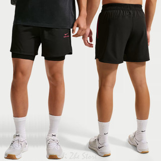 【吉喆】 Nike Pro Training 拉鍊口袋 透氣 排汗 彈性 6吋 運動 訓練 短褲 HV0412-011