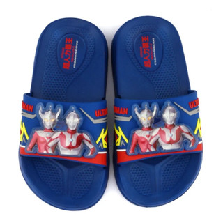 超人力霸王 ULTRAMAN 中童 LED電燈 防水拖鞋 (UM0223-藍)