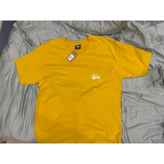 Stussy Logo 黃色Tee M號