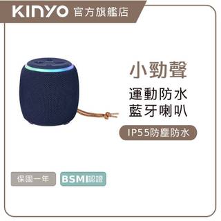 〖KINYO〗 運動防水藍芽喇叭 (BTS) 露營喇叭 戶外音箱 防水音箱 串聯喇叭 藍芽5.3 便攜 無線喇叭