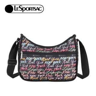 Lesportsac Classic Hobo 經典斜背包 側背包 旅用通勤包 女包(紐約塗鴉風)