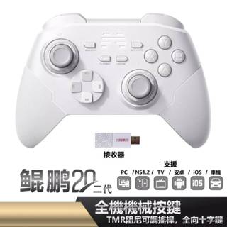 【遊戲達】北通 BEITONG 鯤鵬20 二代 遊戲手把 無線控制器 白 支援 Switch PC