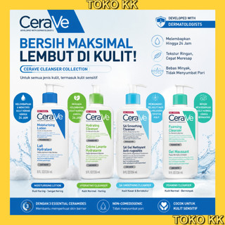 Cerave Cleanser Lotion Facial Wash Sabun Cuci Muka KBT598