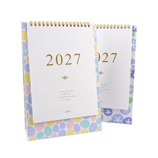 【conifer綠的事務】2027年25K時間絮語直式桌曆