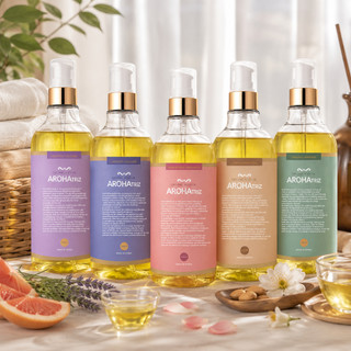 韓國 AROHA TRIZ 身體精油 500ml 按摩油 身體油 美體油 全身按摩 保濕滋潤【美妝報報】D454997