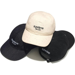 AirRoom 2026SS SUPREME Denim Logo 6-Panel 丹寧 紐約 字型 亮片 老帽 帽子