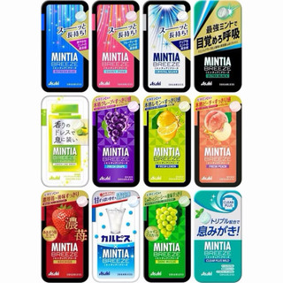 🍇現貨正品🇯🇵Asahi MINTIA口含錠 果汁口含錠 薄荷錠 麝香葡萄 水蜜桃 草莓 可爾必思 香水檸檬🔥隔日到