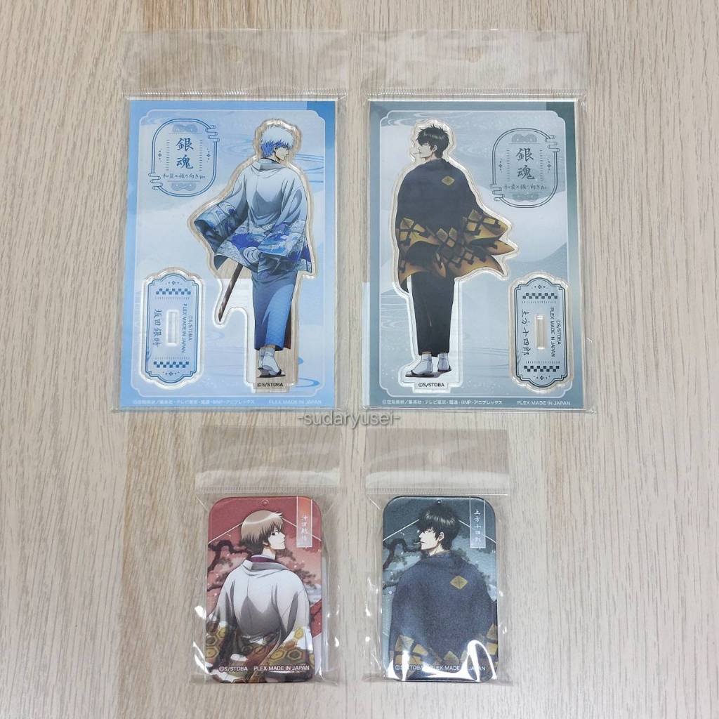 銀魂 回眸和服系列 壓克力立牌/鐵盒 坂田銀時 土方十四郎 沖田總悟