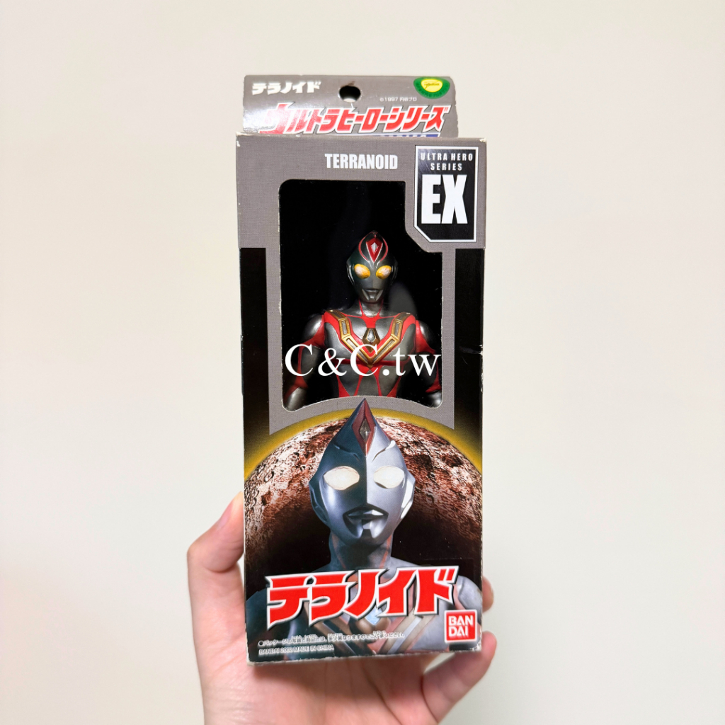 【C&C】稀有絕版品 BANDAI 萬代 超人力霸王 帝納 EX 戴拿 人造帝納 假帝納 鹹蛋超人 奧特曼 盒裝 軟膠