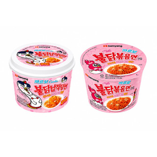 韓國🇰🇷Samyang 三養 奶油白醬辣雞炒麵 105g｜寬粉164.5g粉紅卡邦尼口味｜微辣濃鬱起司風味
