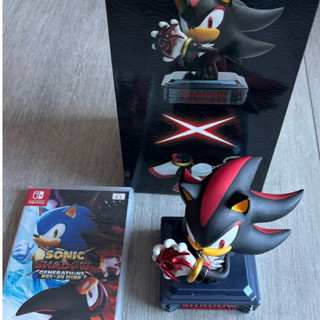 SEGA sonic x shadow遊戲片加公仔（鑰匙圈未附）