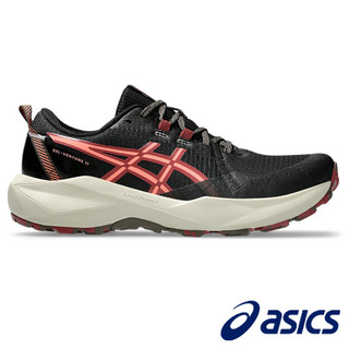 【Asics】GEL-VENTURE 11 女越野跑鞋-寬楦『黑/紅』012B932