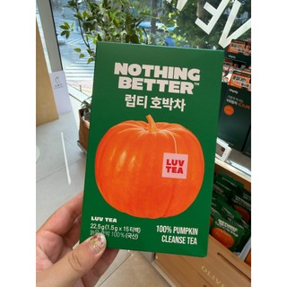 ✿曲吉代購✿🇰🇷現貨｜韓國 Olive Young 熱賣 NOTHING BETTER LUV TEA 南瓜茶