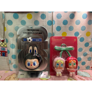 正版 泡泡瑪特 POP MART CRY BABY 愛神的眼淚 系列 哭娃 甜在一起 足球世界盃 LABUBU 吊卡公仔