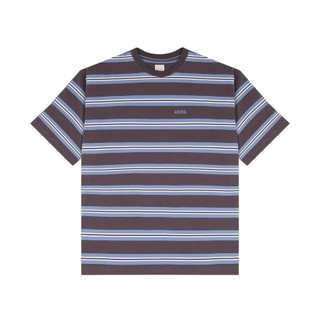 A[S]USL SMALL LOGO BORDER TEE / ASUSL 日系 寬鬆 復古 條紋