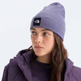 The North Face 北臉 帽子 毛帽 運動帽 DOCK WORKER RECYCLED BEANIE 紫 NF