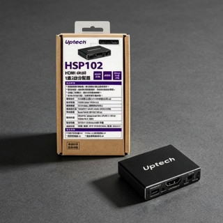 Uptech登昌恆 HSP102 HDMI 4K60 1進2出分配器