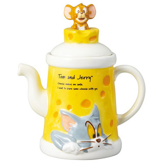 sunart 湯姆貓與傑利鼠 立體造型茶壺 Tom and Jerry 起司 NR26278