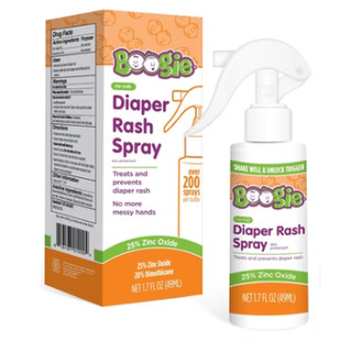 Boogie No-Rub Liquid Diaper Rash Spray with Zinc Oxide
