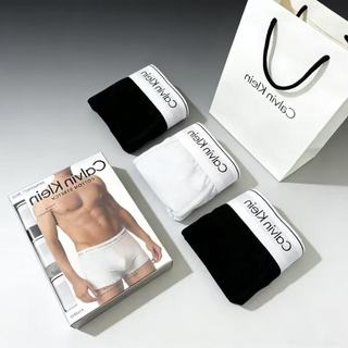 現貨正品【Calvin Klein】美國正品CK CK內褲 男內褲 三件裝 平角內褲 四角褲 平口內褲 冰絲質感 棉質