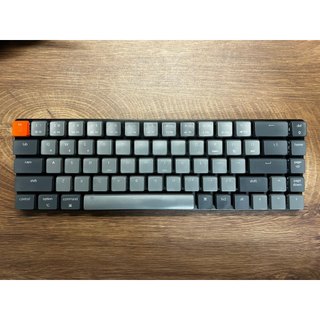 Keychron K7 超薄無線機械鍵盤 65% 茶軸｜白光 LED 鋁合金｜九成新