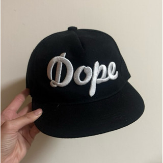 全新▪️黑色DOPE板帽 棒球帽 嘻哈街舞帽
