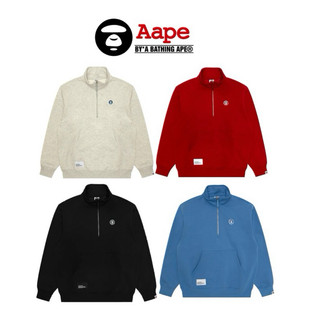 AAPE NOW HALF ZIP SWEAT半拉鏈 長袖上衣 猿猴 潮流正品代購 四色