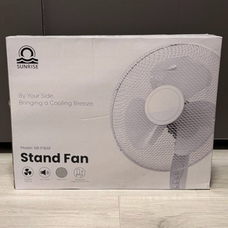 SUNRISE直立式電風扇 白色