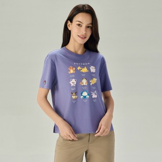GIORDANO 女裝寶可夢印花短袖T恤 Pokémon系列 05396649