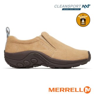 【MERRELL】女 JUNGLE MOC 輕量戶外透氣休閒鞋.懶人鞋/ML00005203 杏色