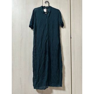 全新 孔雀綠 uniqlo 女裝 蕾絲針織洋裝(短袖)(附內襯)