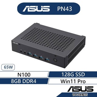 ASUS 華碩 Mini PC PN43-100UMZA 迷你電腦(N100/8G/128G SSD/Win11Pro)