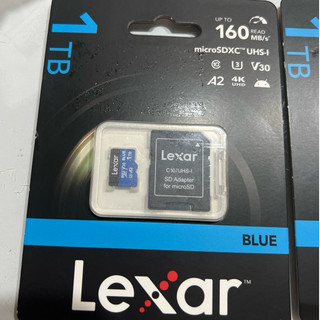 Lexar 1TB藍色Micro SD卡高達160MB/s microSDC UHS-I儲存卡