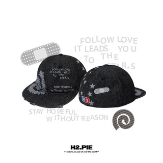 H2.PIE 26SS Spiral Denim Fitted cap