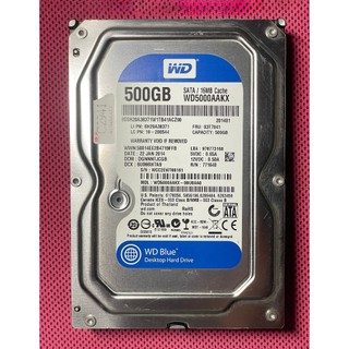 WD 藍標 SATA 500G 7200轉 桌上型硬碟 3.5吋硬碟