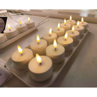 IKEA 現貨 SKATGÅS 小蠟燭燈組 電子蠟燭 可充電式 含電池及充電託盤 SKATGAS