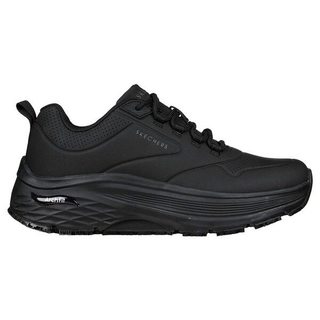 SKECHERS MAX CUSHIONING ARCH FIT SR 工作鞋 女鞋 黑色 108112BLK