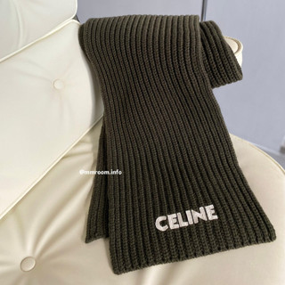 現貨 Celine字母羅紋圍巾