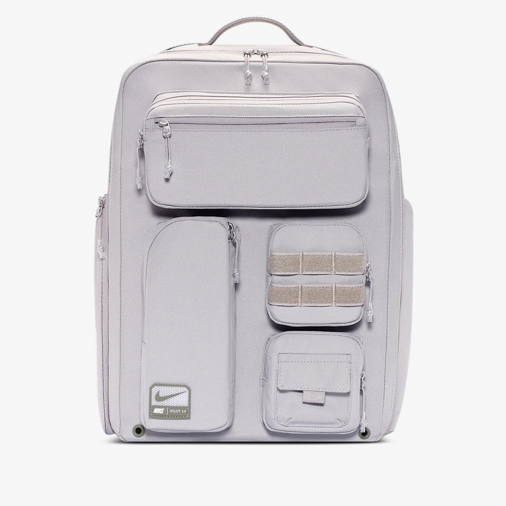 Nike  後背包 多隔層 Utility Elite  運動背包 登山背包 出國背包   灰 FN4173009
