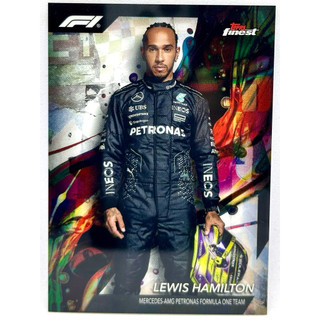 Lewis Hamilton 老漢 2024 Topps Finest F1 #96 法拉利賓士車手卡賽車卡
