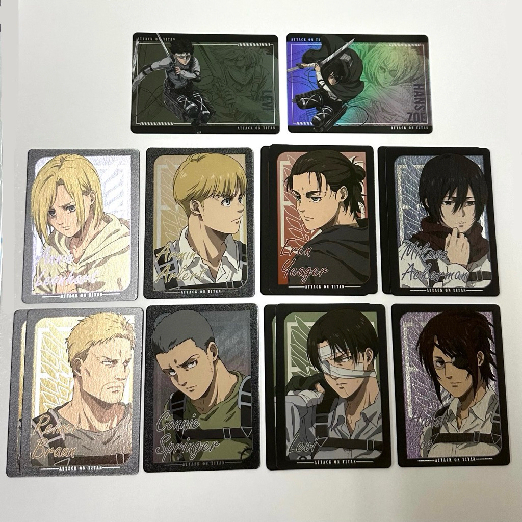 🐰 【現貨】 進擊的巨人 快閃店 隨機小卡 艾連 米卡莎 阿爾敏 亞妮 萊納 柯尼 里維 漢吉