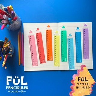 日本 KYOEI ORIONS共榮FUL Penciruler 尺 鉛筆造型尺 鉛筆尺 15公分