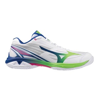 MIZUNO WAVE CLAW 4 羽球鞋 男款 白粉綠 運動 跑步 71GA264301 【樂買網】