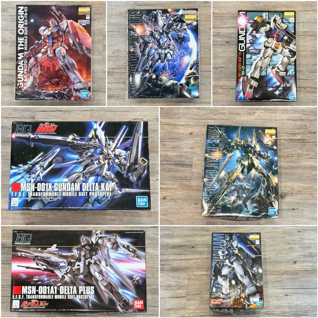 ✅ [售完為止]萬代 MG1/100 HG1/144 組裝模型 初代鋼彈 一年戰爭 G-3 百式變形戰機 德爾塔普拉斯