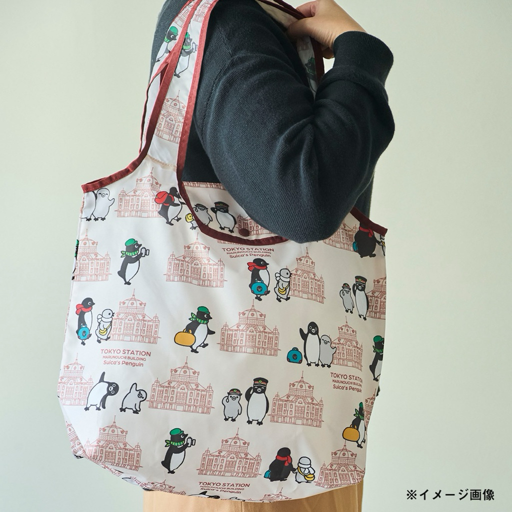 (現貨免運)Suica企鵝🐧🇯🇵可收納式環保袋 西瓜卡企鵝 JR吉祥物 東京伴手禮