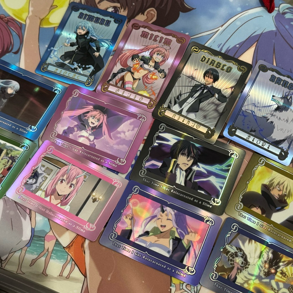 【地精小舖】現貨 關於我轉生變成史萊姆這檔事 第二代 抽卡機 卡片 小卡 閃卡 燙金 收藏卡 利姆路 蜜莉姆 迪亞布羅